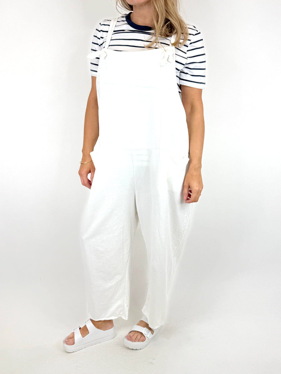 Made in Italy Lagenlook Jersey Dungarees in 50108