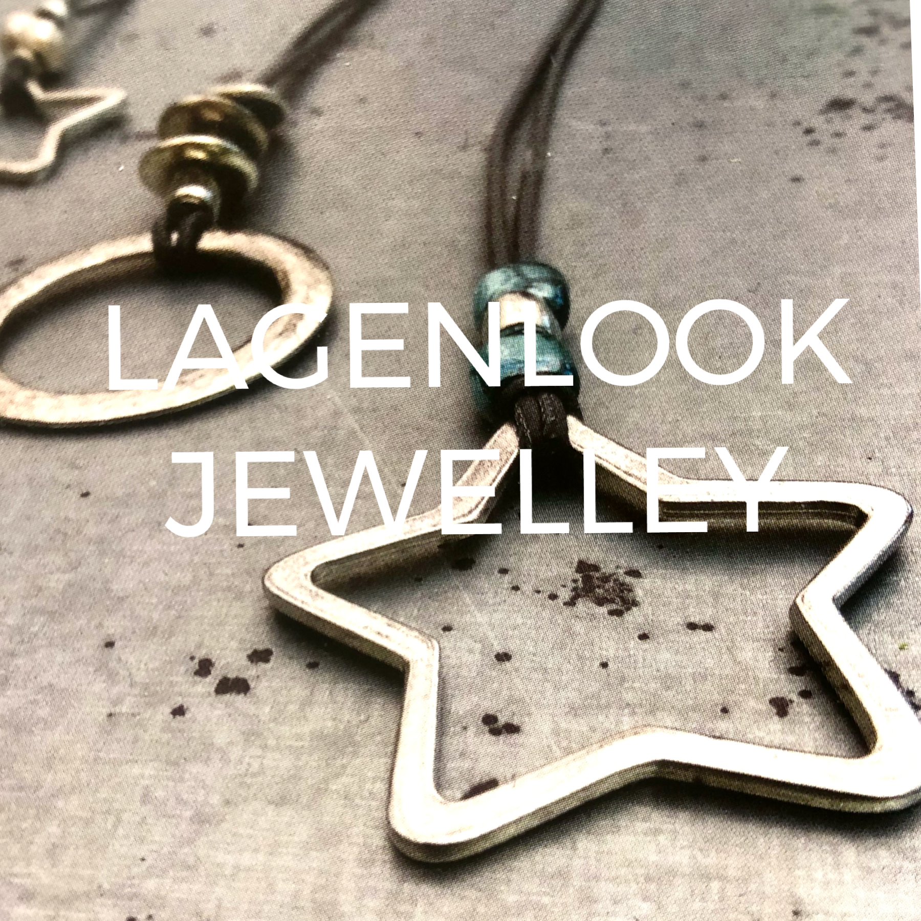 Lagenlook rubber necklace deals
