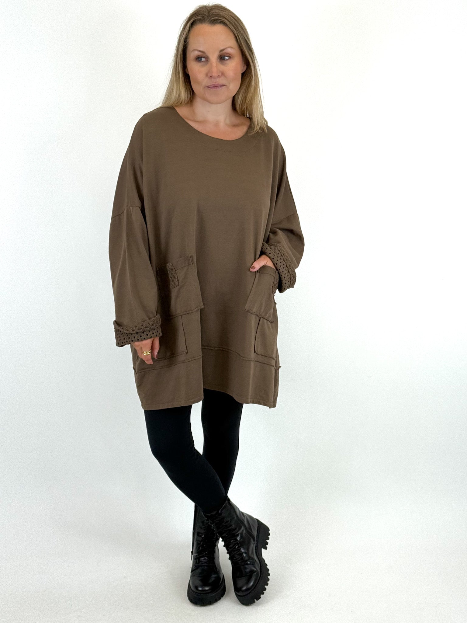 Camicia Lunga PoCo LAGENLOOK Tunica Sogno Giallo 44 46 48 50 - Foto 3